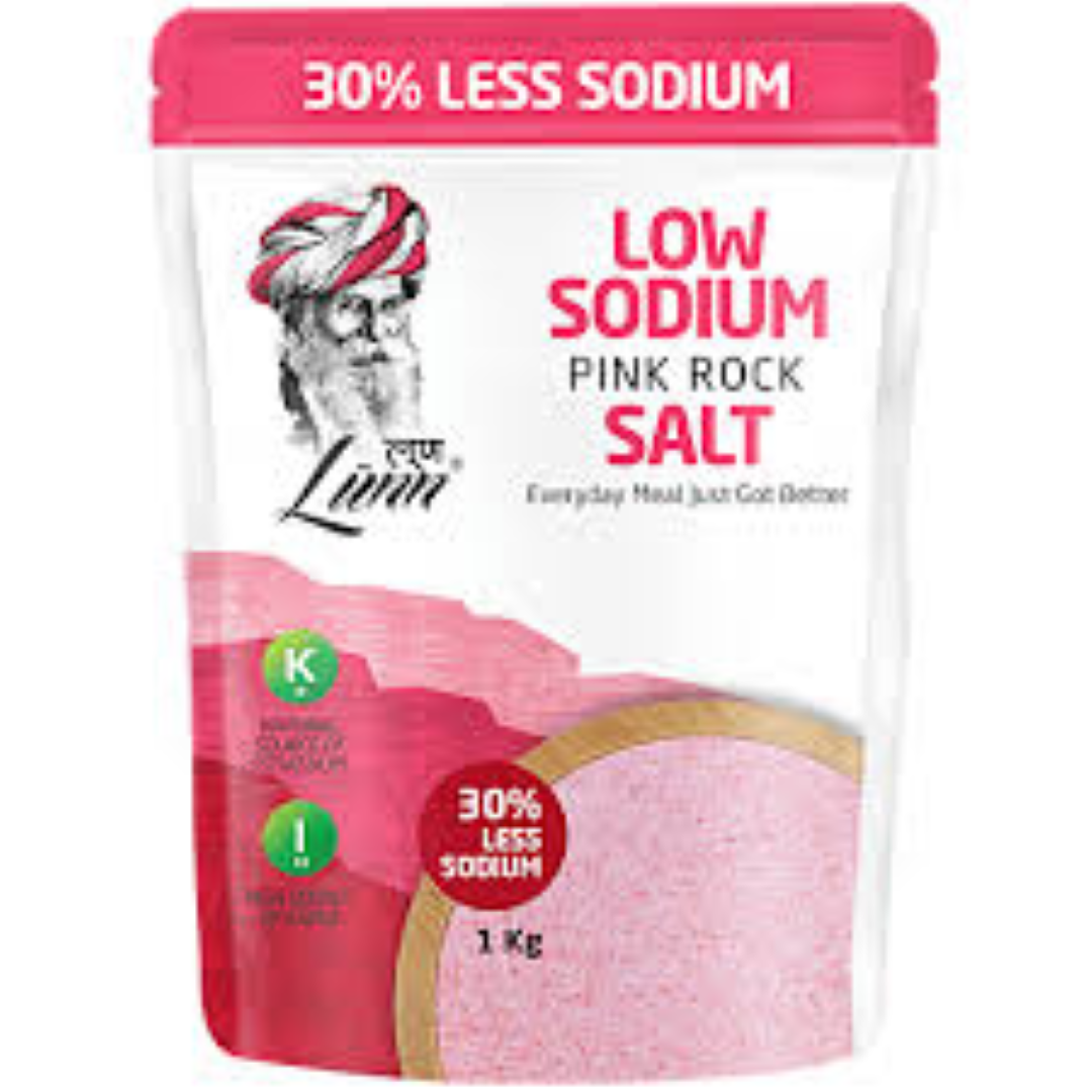 LUNN 30% LOW SOD PINK ROCK SALT 1KG